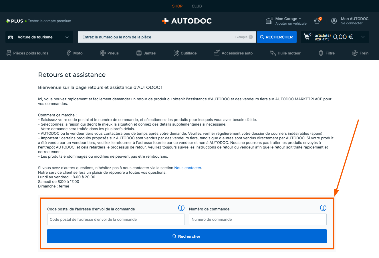 Autodoc Bestellung Stornieren
